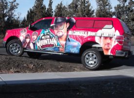 99.7 FM Full Truck Wrap