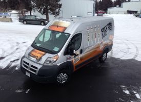 Silver Moon Brewing Partial Van Wrap