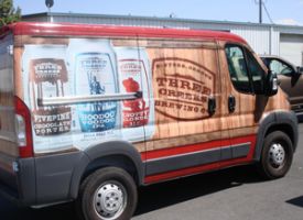 Three Creeks Brewing Full Van Wrap