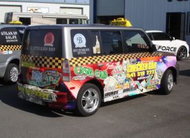 Checkered Cab Full Wrap